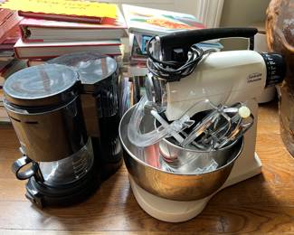 Sunbeam Mixmaster and Braun 4 Cup Coffee maker
