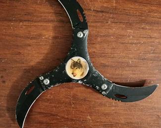3 blade throwing knife