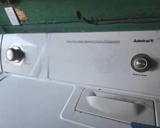 Admiral gas dryer