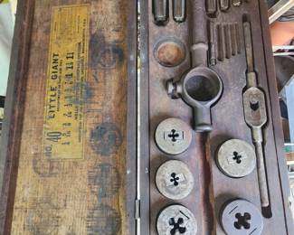 Vintage Greenfield Little Giant tap & die set