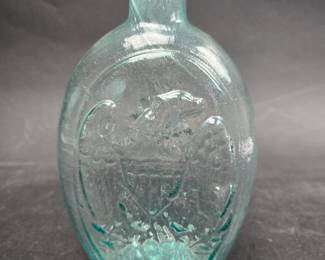 	Coventry Glass Works, Ct Cornucopia And Urn - Aqua - 1820-'48 Smooth Mouth - Rough Pontil 