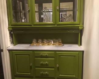 Antique buffet/Hutch or bar