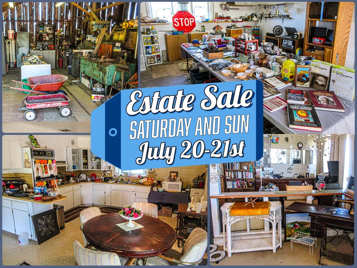 2nd of 2 Estate Sale in Ceres by Treasures to Find starts on 7/20/2024