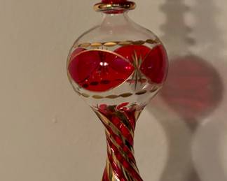8 glass ornaments 