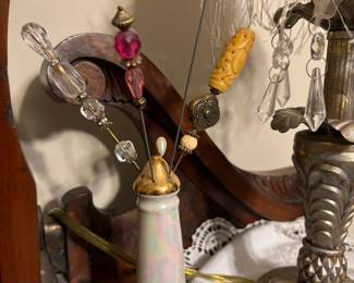 Hat pin holder and hat pins sold separately. 