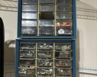 Vintage metal boxes 