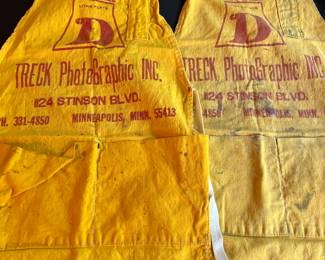 Vintage Yellow Kodak shop aprons