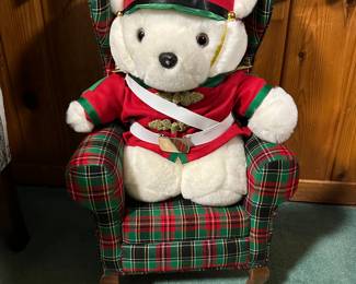 Santa Bear chair