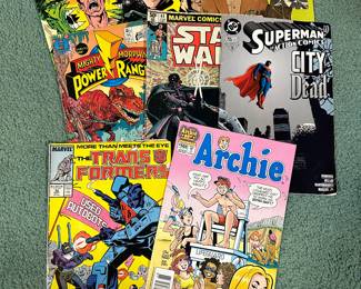 Bunches of comic books!