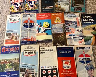 Vintage Road Maps
