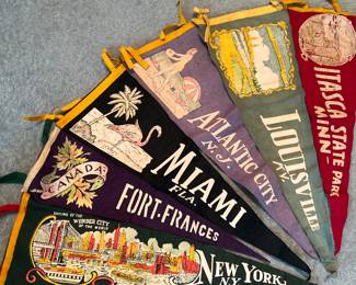 Vintage Pennants 