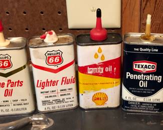 Vintage Oil Tins