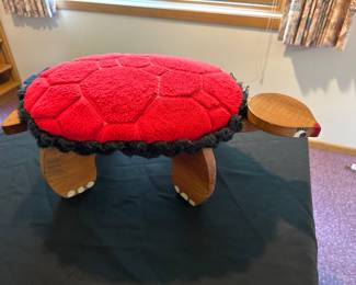 MCM turtle foot stool