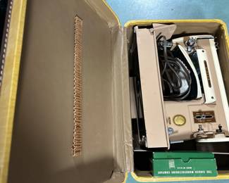 Portable Singer sewing machine