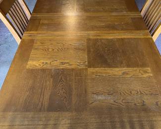 Dining table and chairs