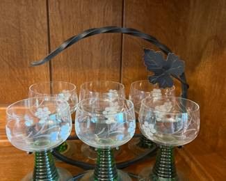 Vintage German Beehive Glasses