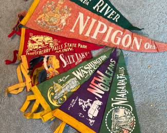 Vintage pennants 
