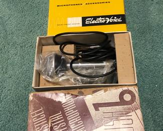 Vintage Electro-Voice and Acousticel Microphones 