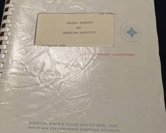 Early Pre-Apollo Orbital Transfer Report/Manual