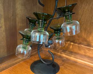 Vintage German Beehive Cordial Glasses