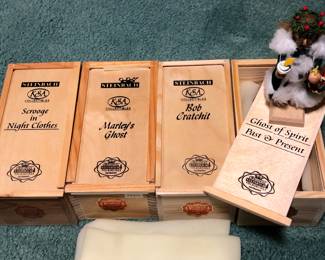 Steinbach PSA Collectibles Wood Figurines Dicken’s Christmas Carol made in Germany 