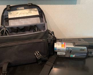 Sony Handycam and case