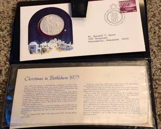 1975 Christmas in Bethlehem Coin