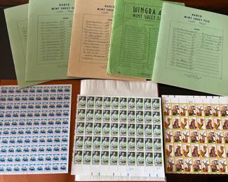 Mint Stamp Sheet Sets