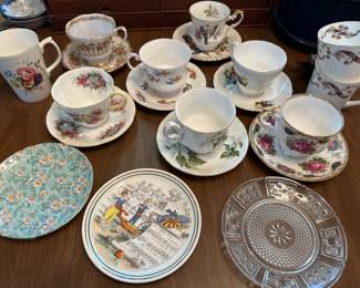 Tea cups and saucers