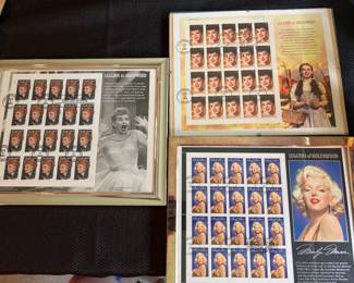 Legends of Hollywood First Day Stamps 
