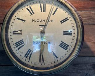 Vintage H. Gunton Norwich wall clock