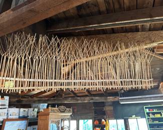 Beaver Chew hand-crafted wall art by UP artist; new-paid $1800