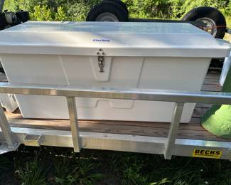 Like-new West Marine dock storage box