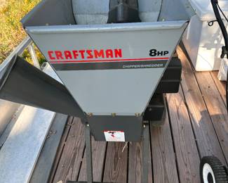 Craftsman 8HP chipper/shredder
