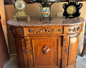 Granite-topped completely restored buffet: 1870-1885