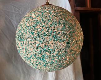 Mid-century confetti ball pendant light