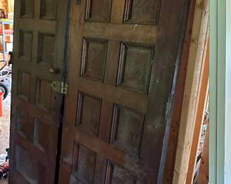 8' wooden doors