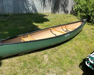 Old Towne Discovery canoe with two oars-very good condition