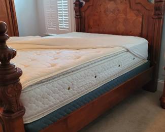 Serta Queen pillow top mattress and boxspring