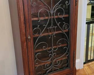 Ethan Allen wine storage cabinet