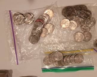 Bags of Kennedy Bicentennial Half Dollars 