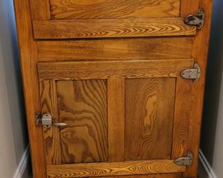 Antique ice chest