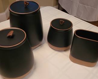 Crate & Barrel Cannister set