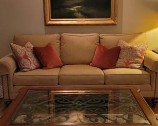 Lovely living room with Ethan Allen furniture and decor