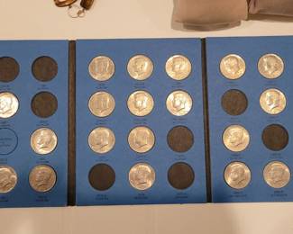 Incomplete book of Kennedy Half Dollars