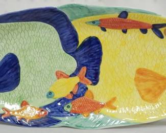 3 - Vietri Fish Platter 9x22

