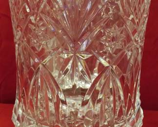 144 - Pressed Glass Vase 8.5"
