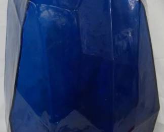 6 - Blue Glass Vase 6"
