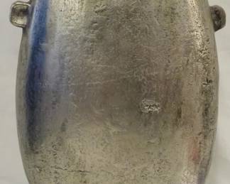 25 - Metal Footed Vase 13"
