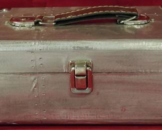 212 - Silver Decorative Box 4x9.5x6
